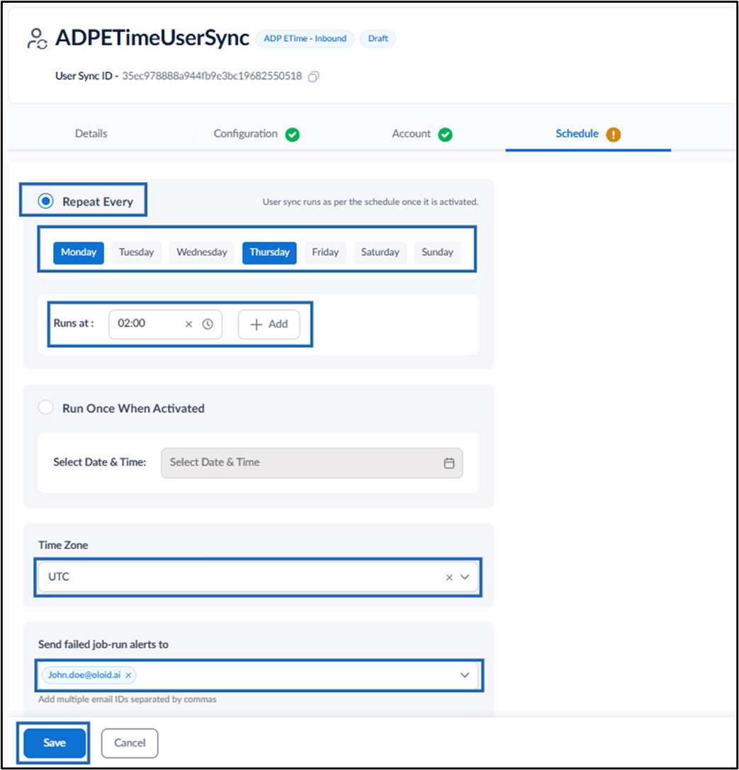 Inbound in the Tenant Admin Portal - screenshot 16