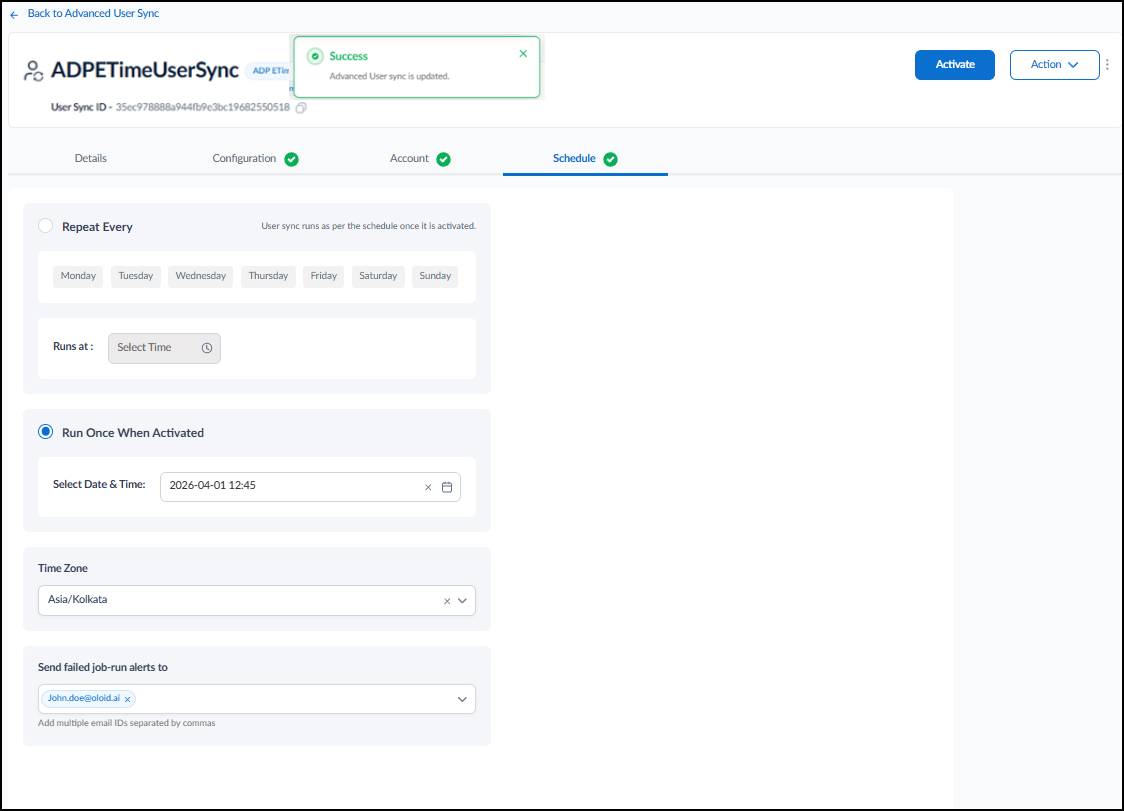Inbound in the Tenant Admin Portal - screenshot 17