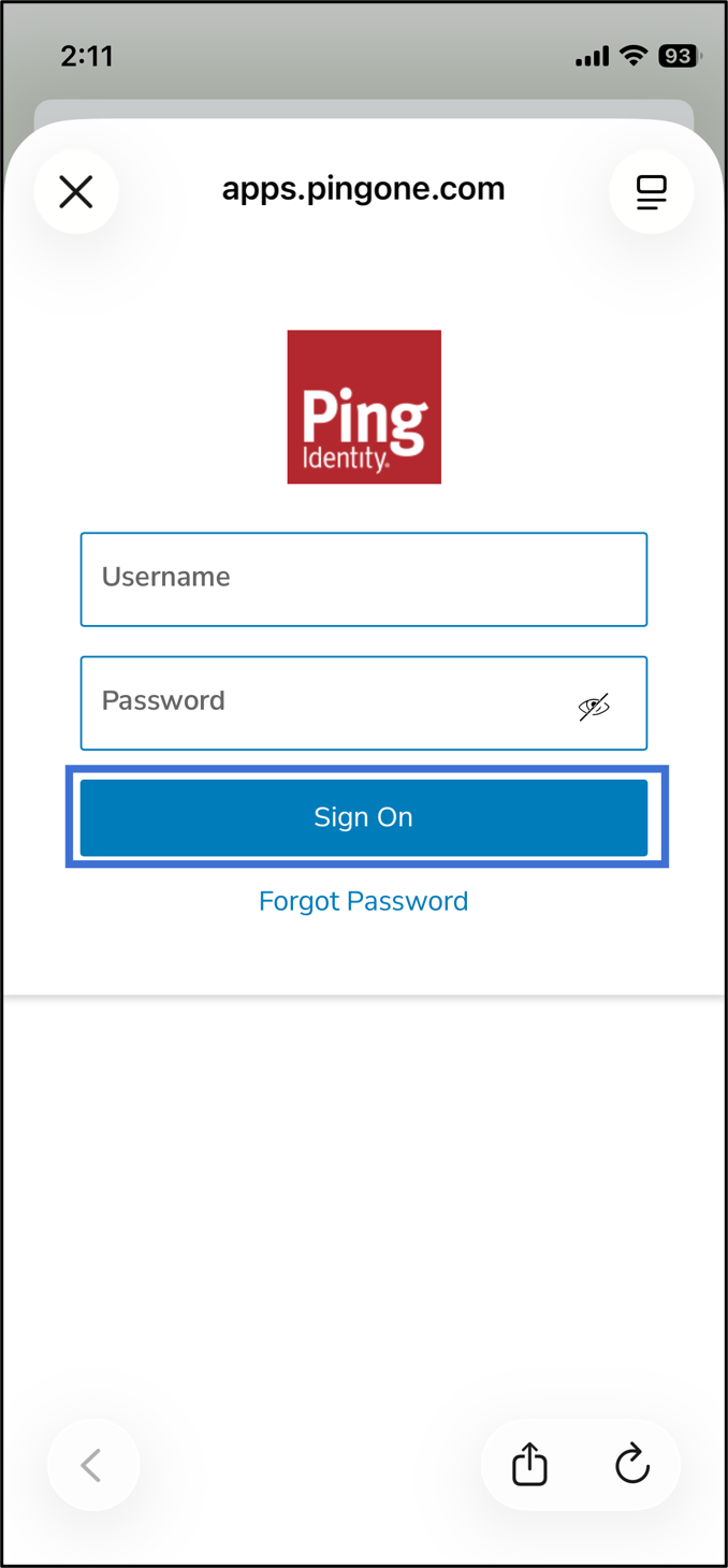 Login Using PingOne SSO - screenshot 6