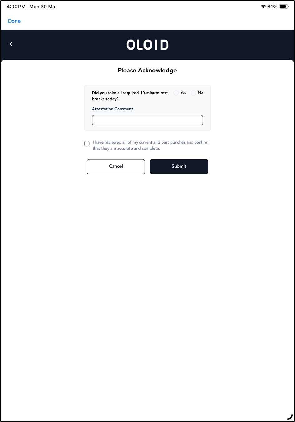 Punch Management Using User... - screenshot 7