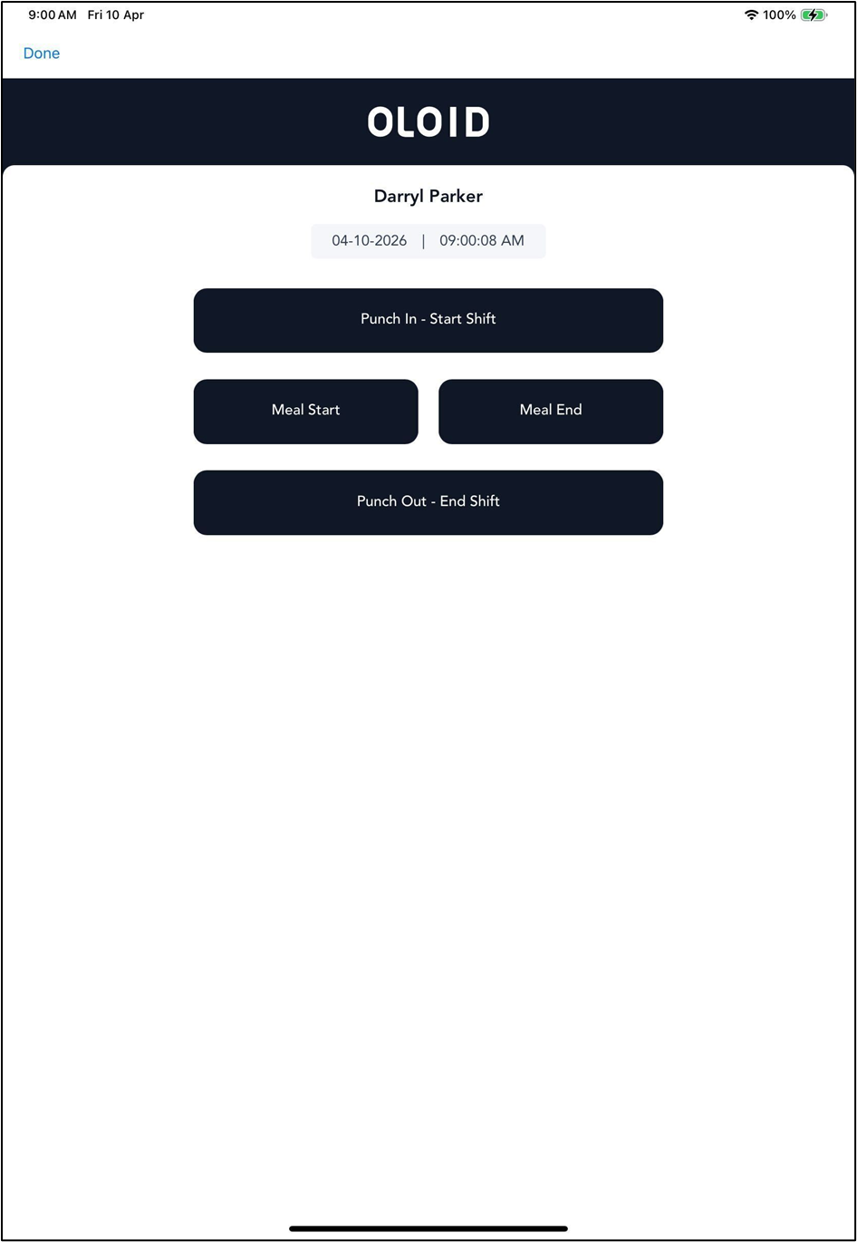 Punch Management Using User... - screenshot 2