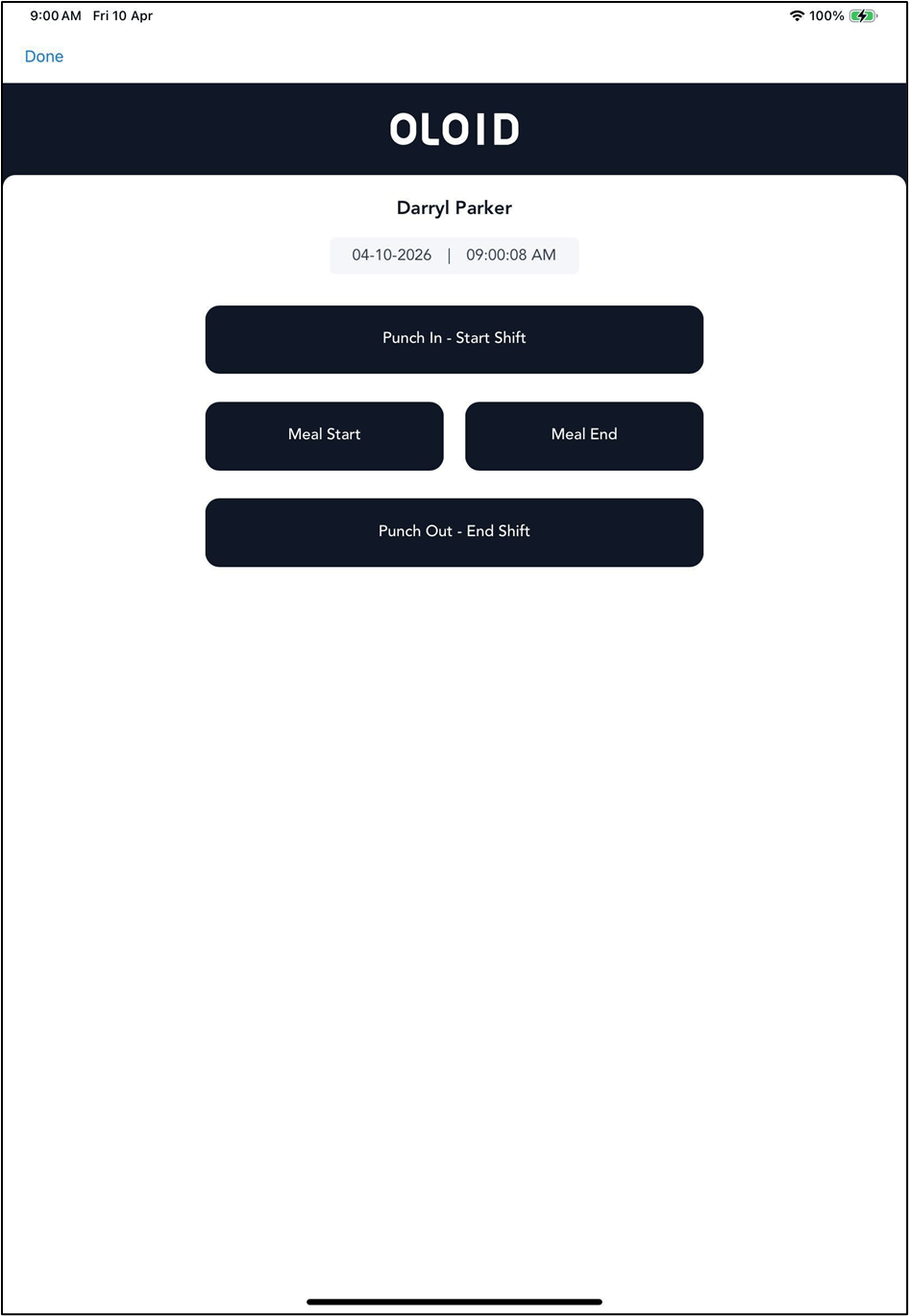 Punch Management Using User... - screenshot 2