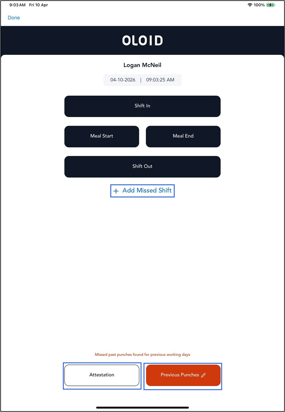 Punch Management Using User... - screenshot 4