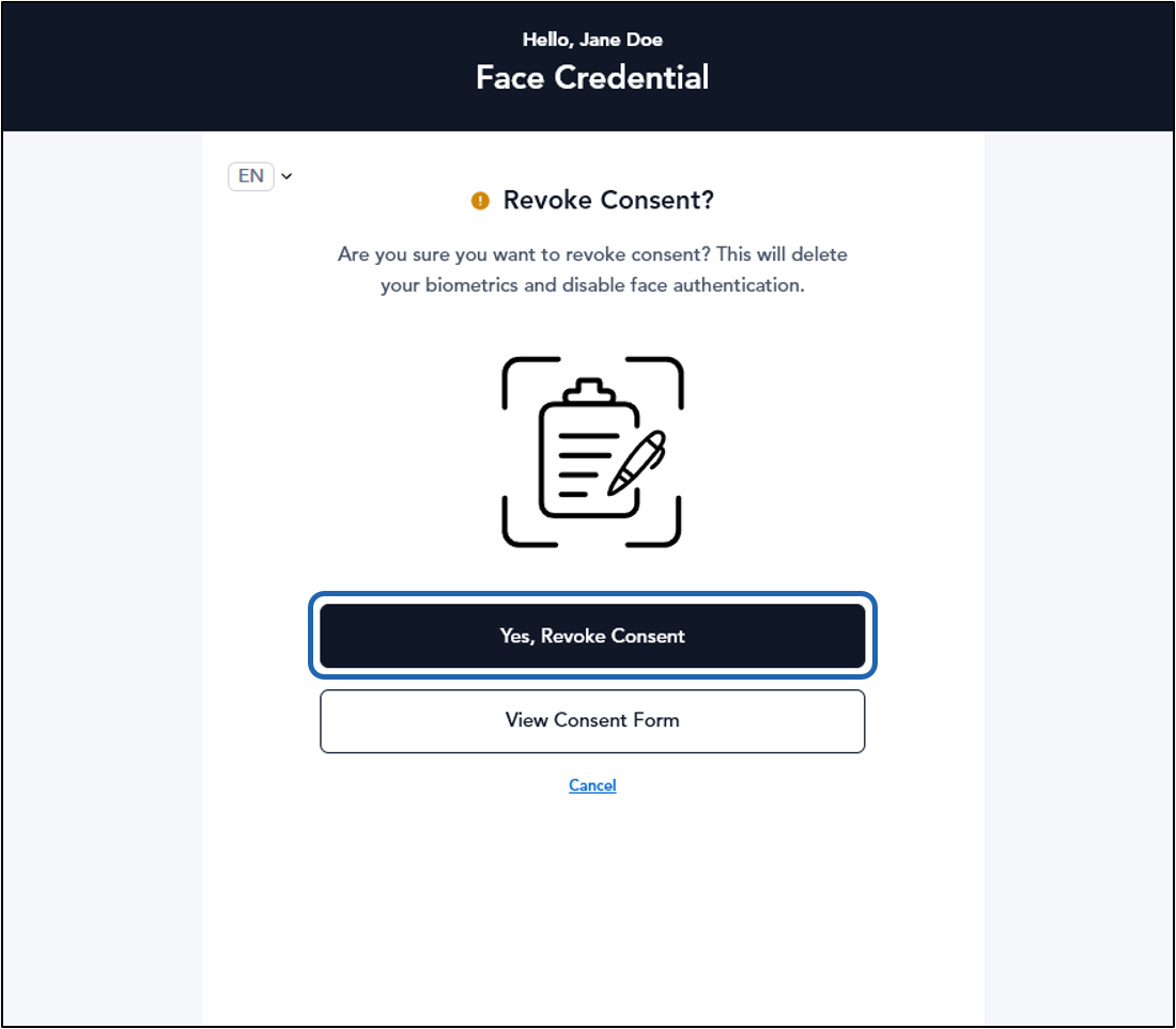 How to Revoke Consent - screenshot 3