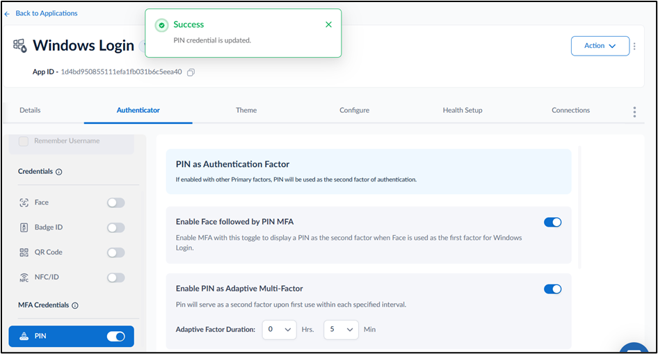 How to Configure PIN Credential in the... - screenshot 5