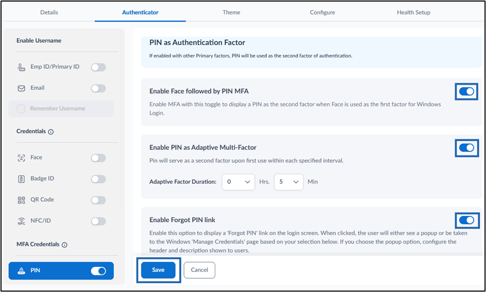 How to Configure PIN Credential in the... - screenshot 4