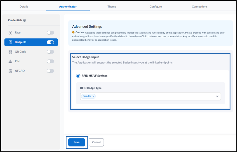How to configure Badge ID credential... - screenshot 4