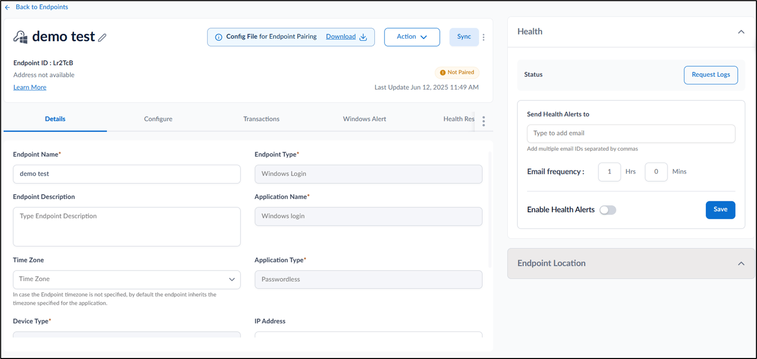 How to create Windows Login endpoint in... - screenshot 5