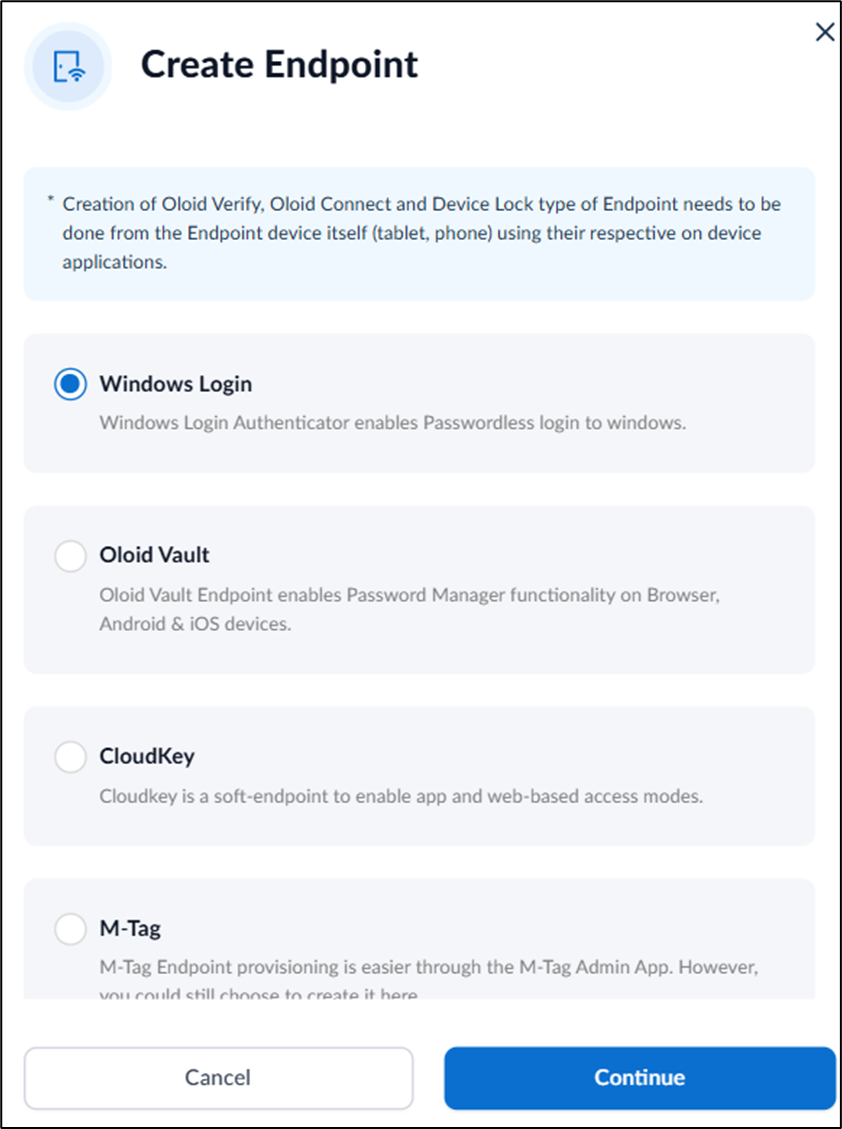 How to create Windows Login endpoint in... - screenshot 3