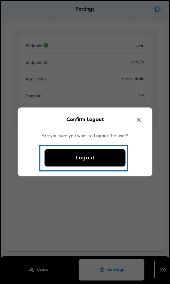 How to Log out of the Oloid DeviceLock... - screenshot 4