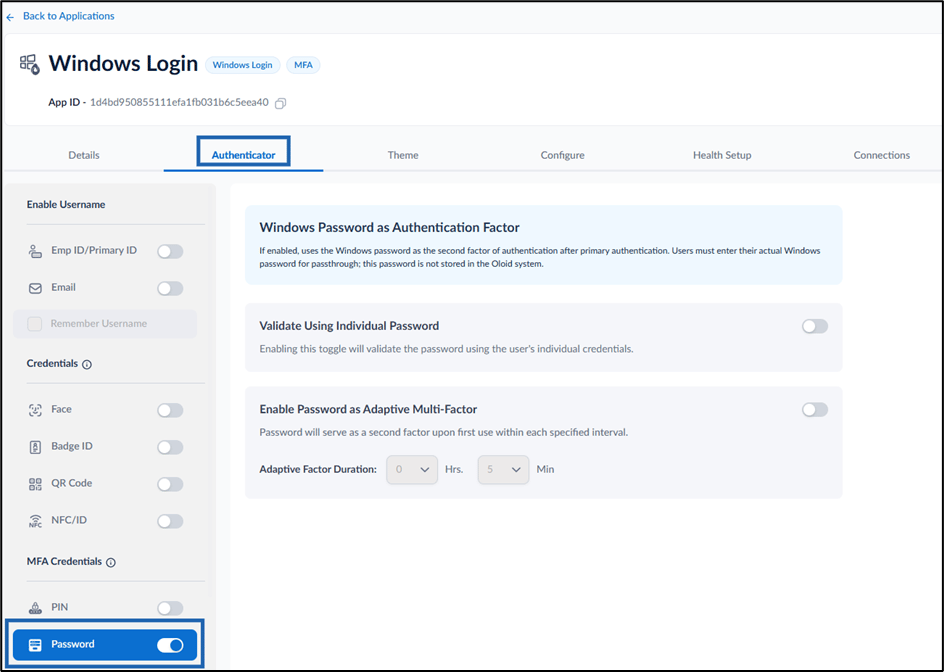 How to configure Password credential... - screenshot 3