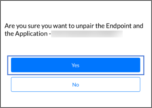 How to Unpair Endpoint - screenshot 4