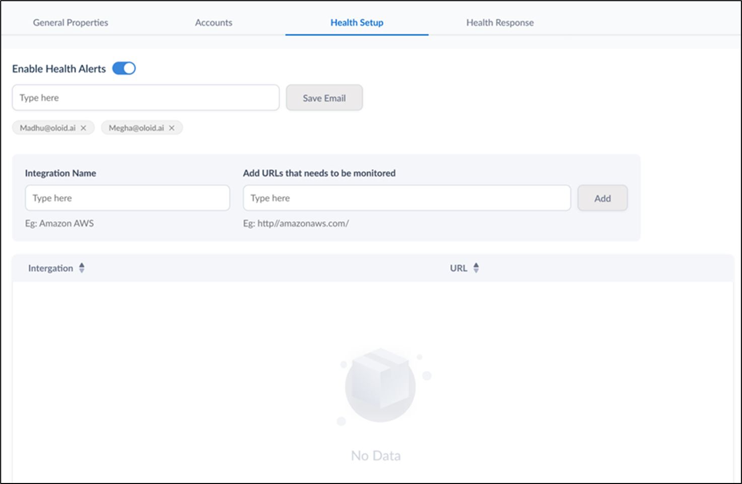 How to configure System and API Health... - screenshot 1