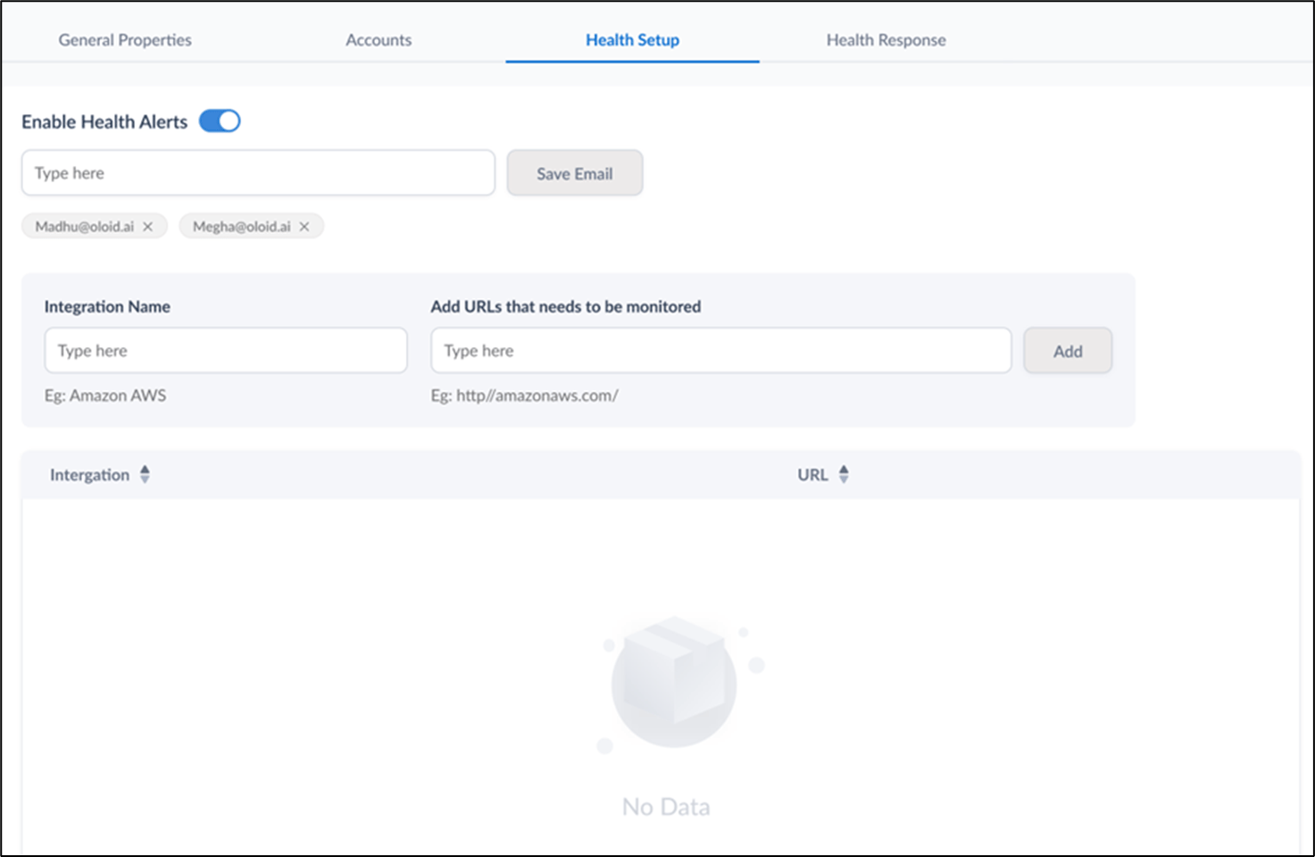 How to configure System and API Health... - screenshot 1