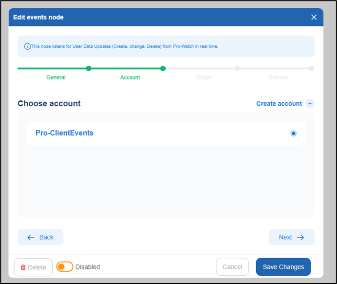 ProWatch Account - screenshot 3