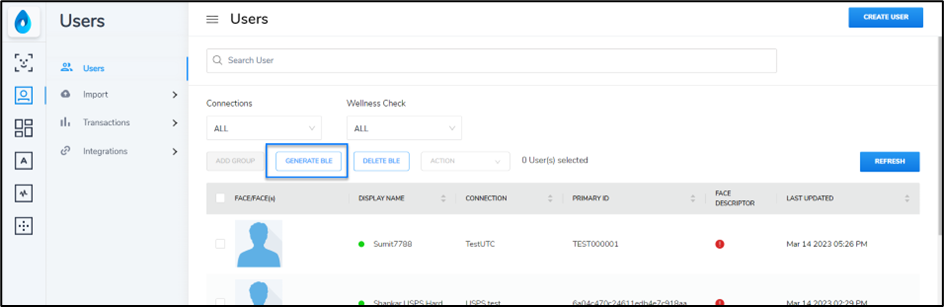 How to generate BLE token in bulk - screenshot 1
