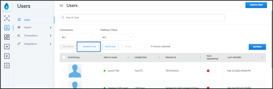 How to generate BLE token in bulk - screenshot 1