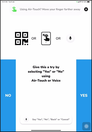 Using the Oloid Verify/Connect App - screenshot 7