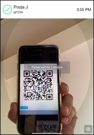 Using the Oloid Verify/Connect App - screenshot 2