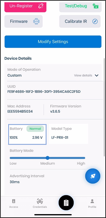 Configure Battery and Performance Modes... - screenshot 2