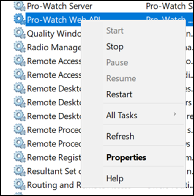 Set up ProWatch for Oloid Workflow... - screenshot 5