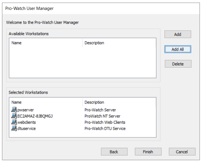 Set up ProWatch for Oloid Workflow... - screenshot 9