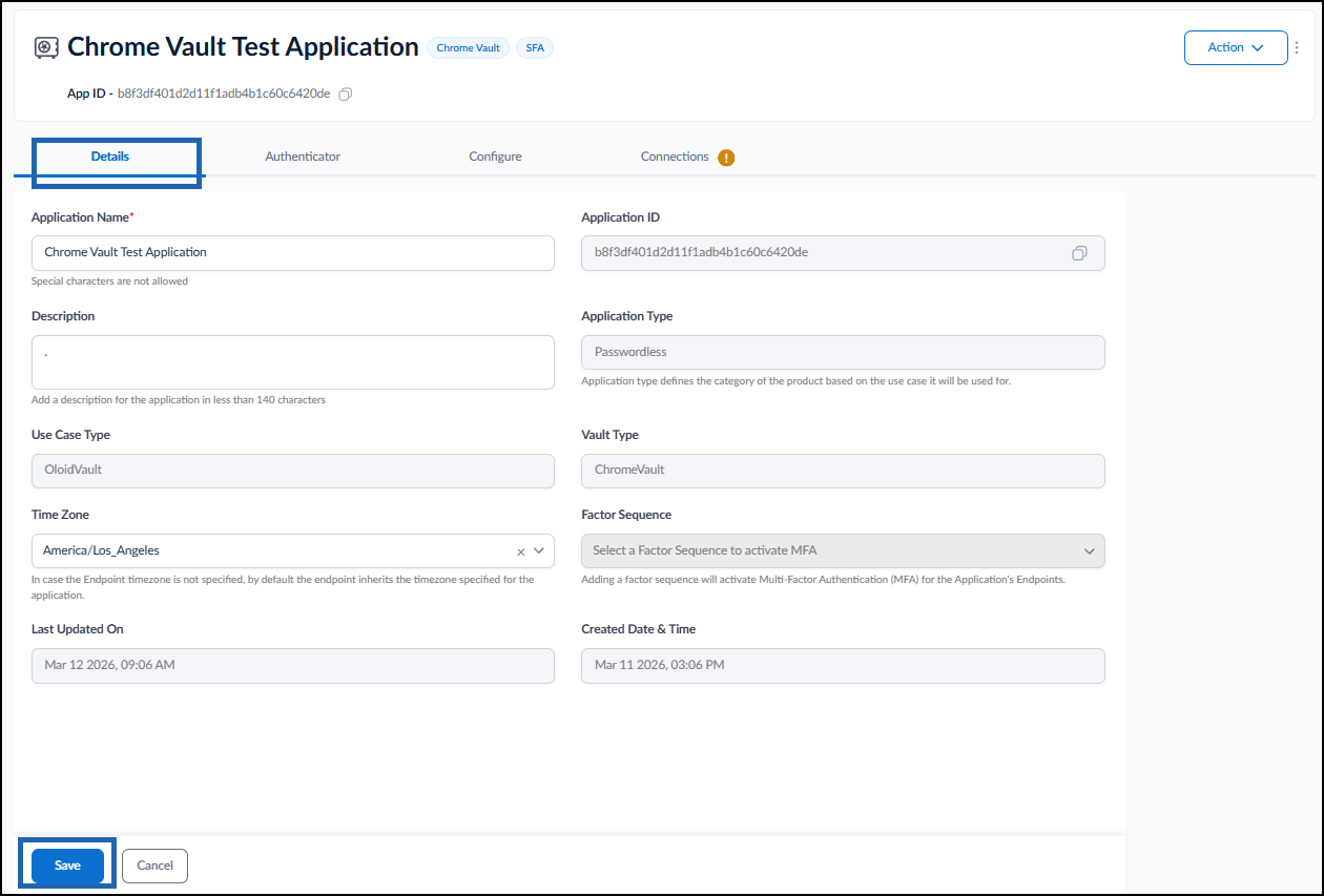 Test Chrome Vault - screenshot 6