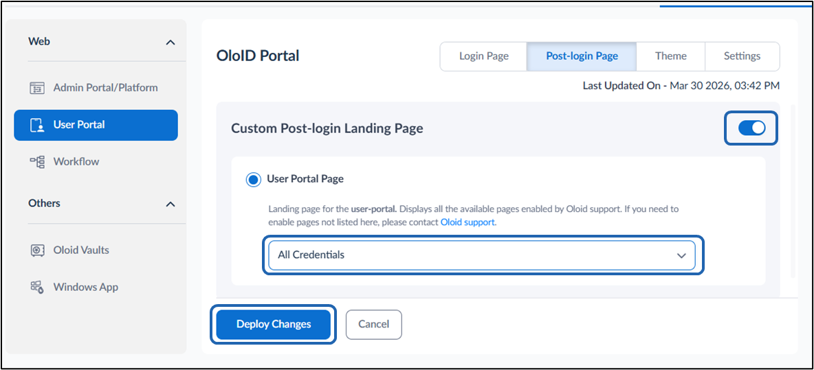 How to Configure Custom Post-Login... - screenshot 6