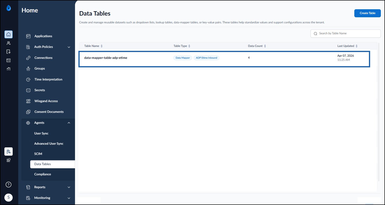 How to Configure Data Mapper Table for... - screenshot 2