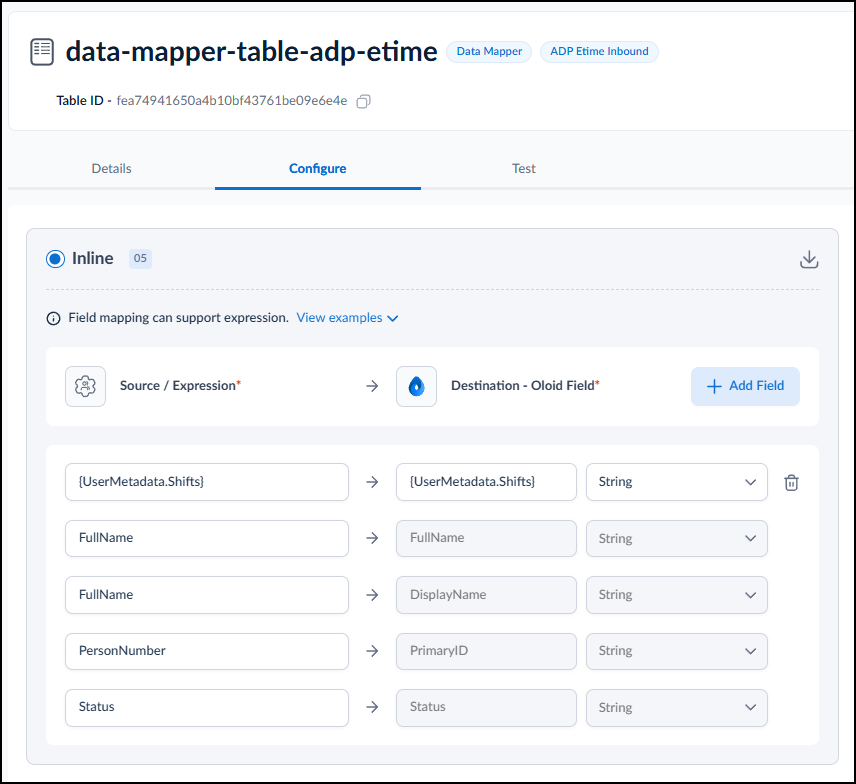 How to Configure Data Mapper Table for... - screenshot 8
