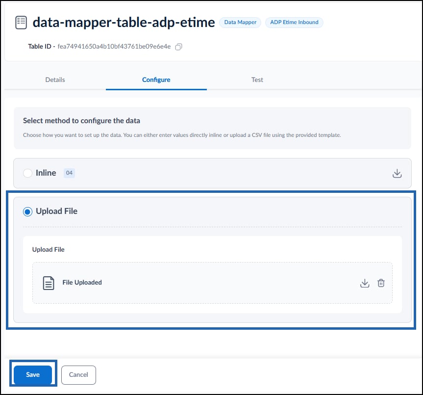 How to Configure Data Mapper Table for... - screenshot 7