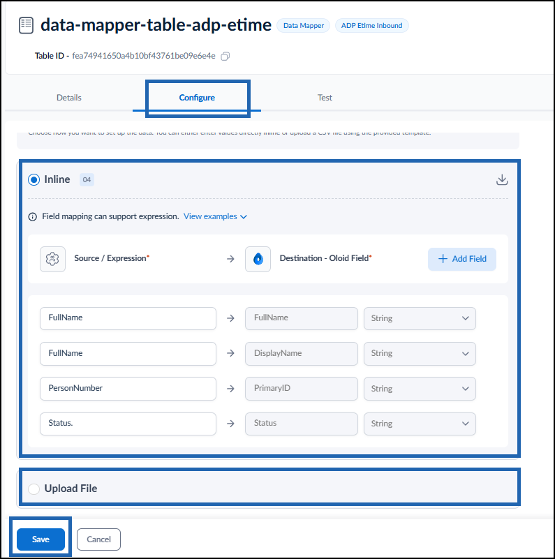 How to Configure Data Mapper Table for... - screenshot 5