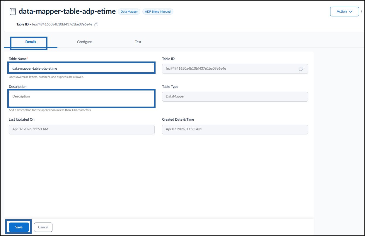 How to Configure Data Mapper Table for... - screenshot 4