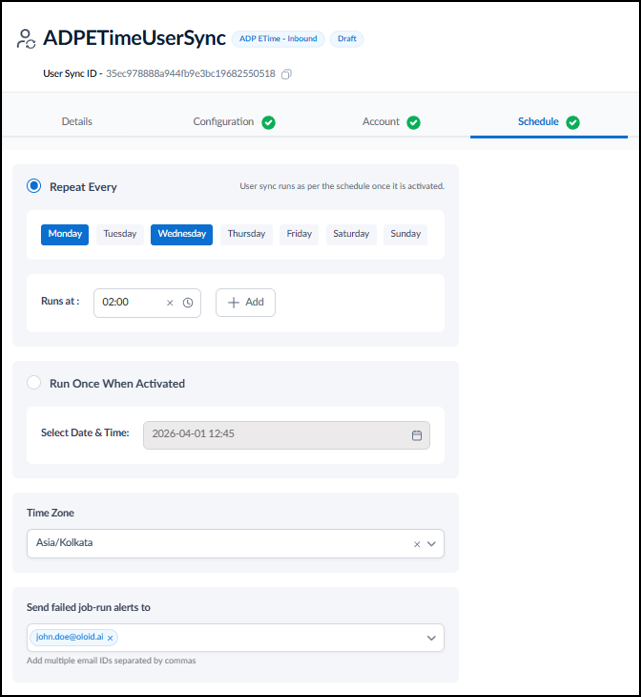 Inbound in the Tenant Admin Portal - screenshot 15