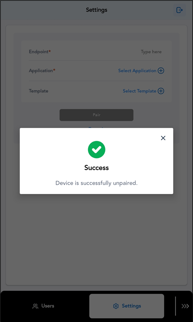 How to Unpair an Endpoint - screenshot 4