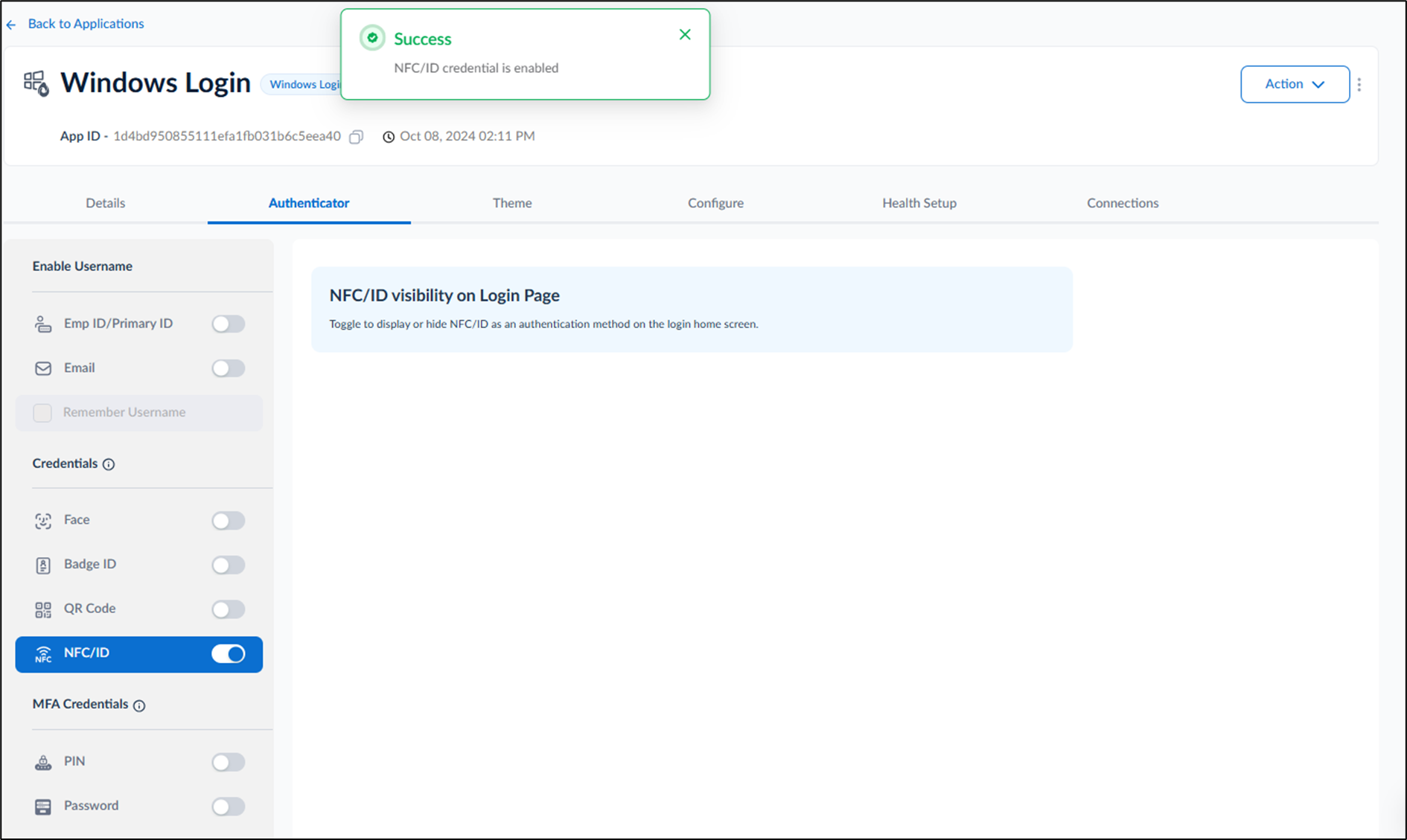 How to enable NFC/ID credential for... - screenshot 4