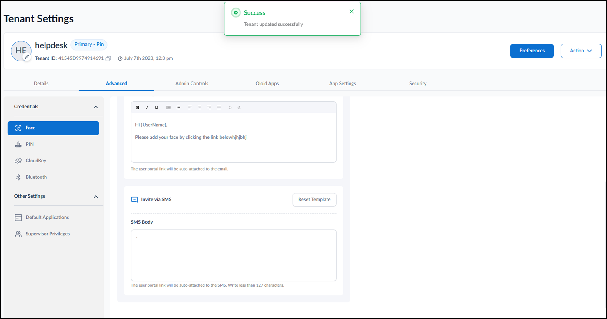 How to Customize SMS Invite Template to... - screenshot 6
