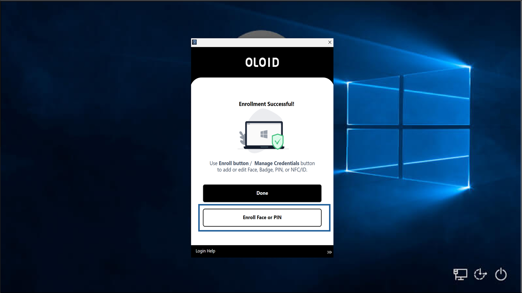 How to Enroll Face and PIN Credential - screenshot 10