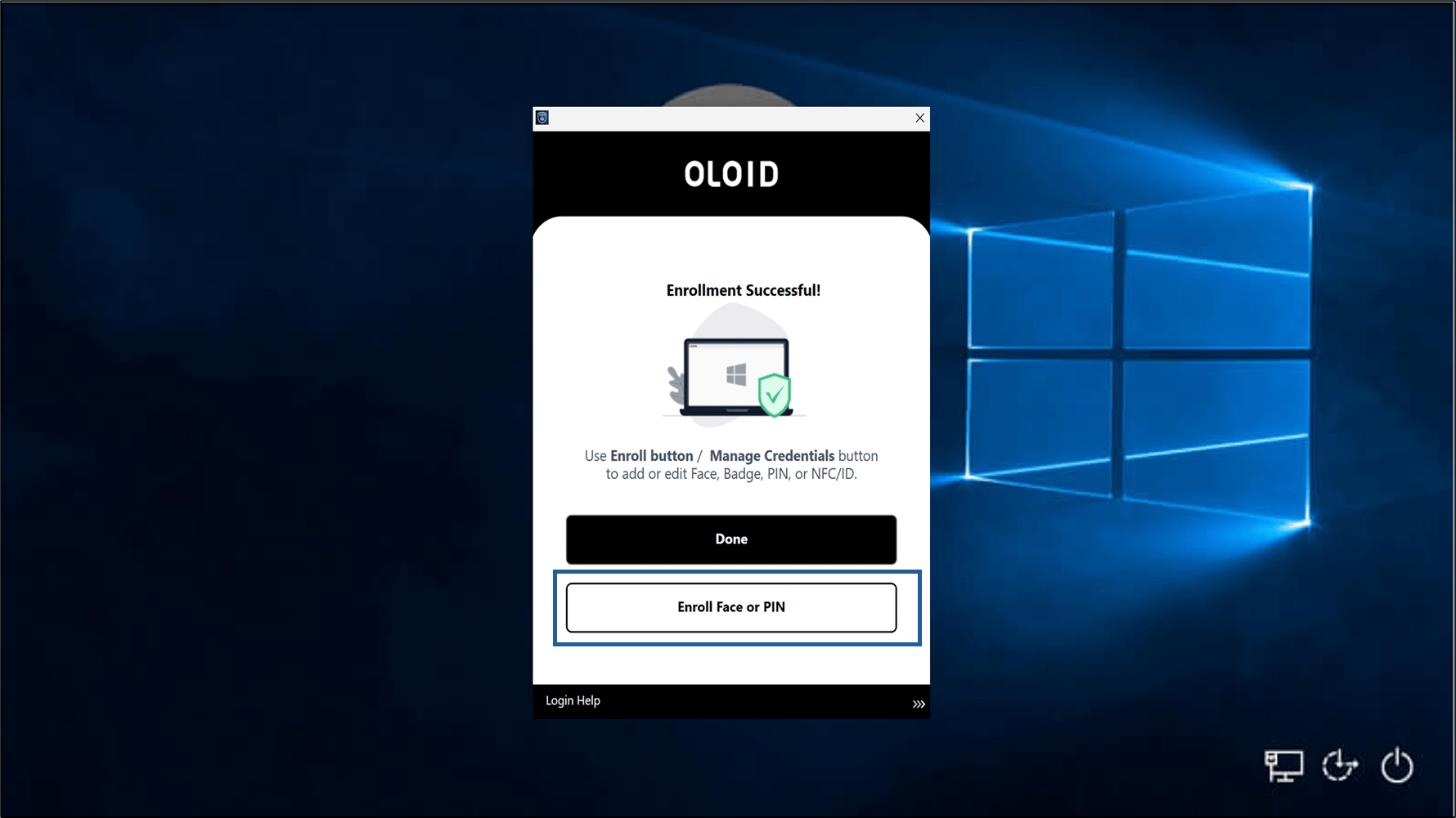 How to Enroll Face and PIN Credential - screenshot 10