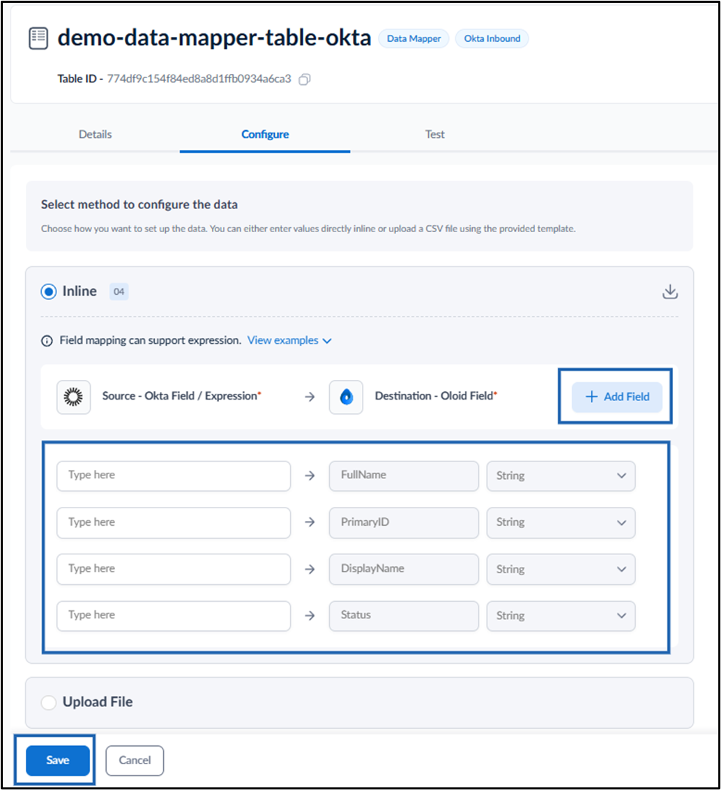 Inbound in the Tenant Admin Portal - screenshot 6