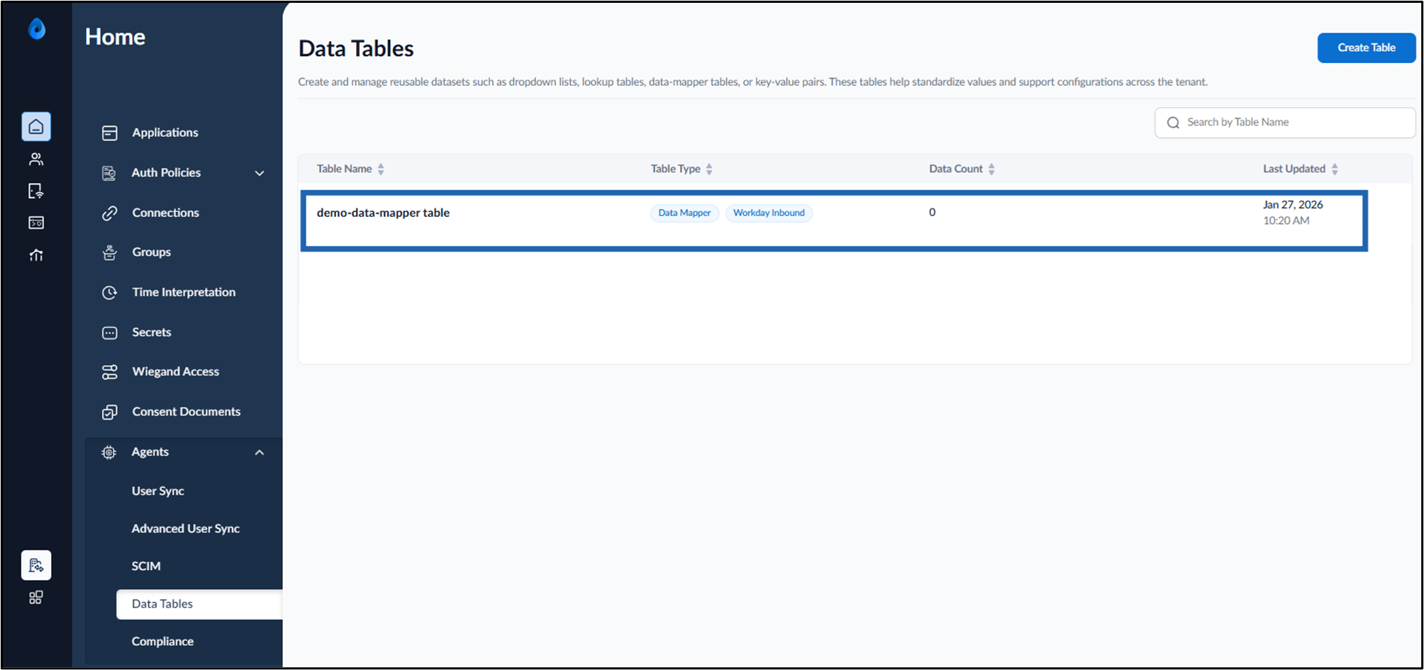 Inbound in the Tenant Admin Portal - screenshot 2