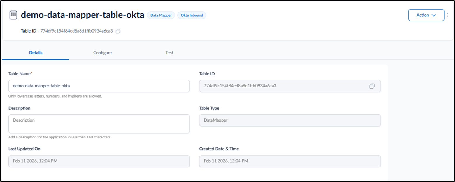 Inbound in the Tenant Admin Portal - screenshot 3
