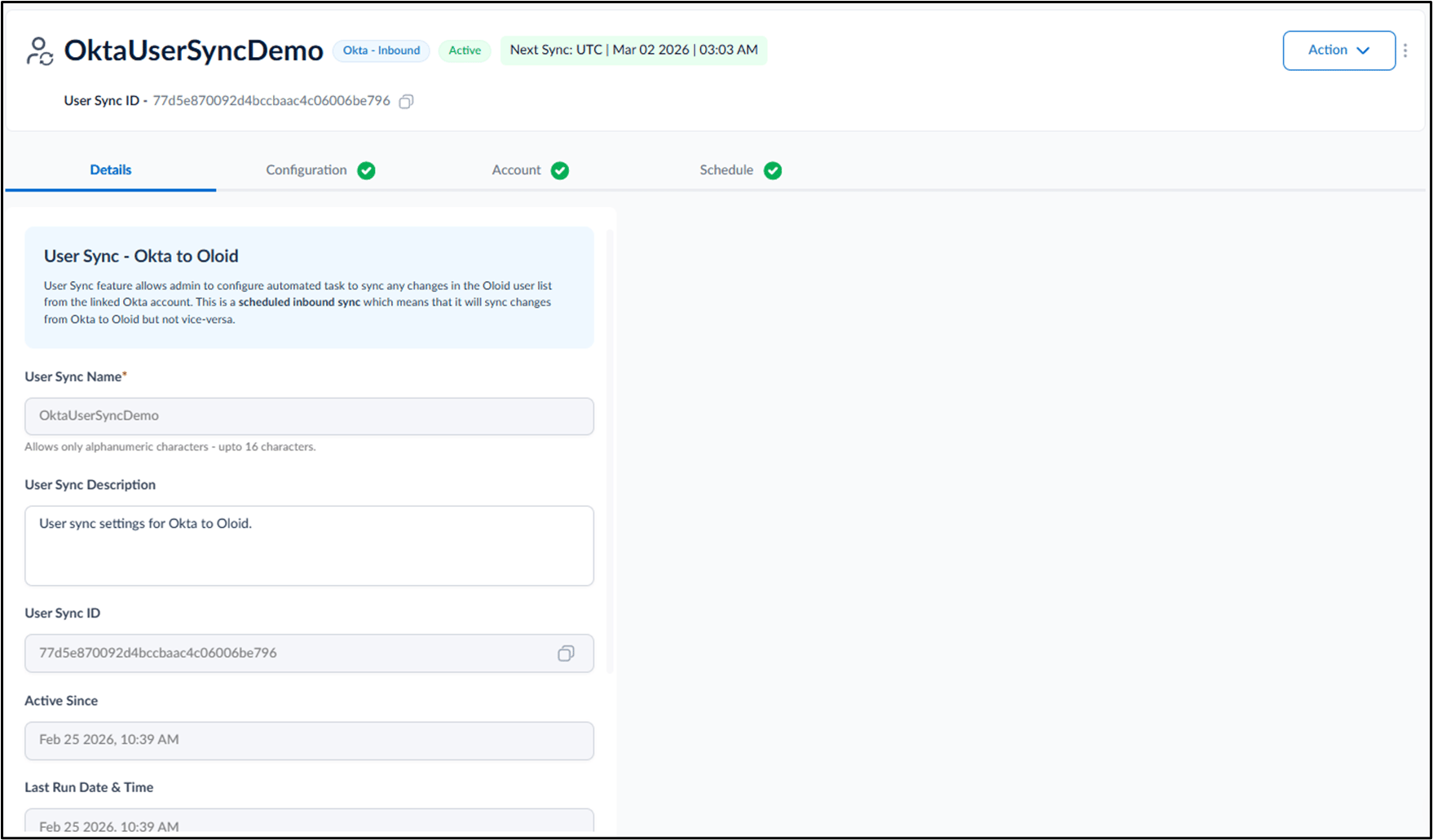 Inbound in the Tenant Admin Portal - screenshot 9