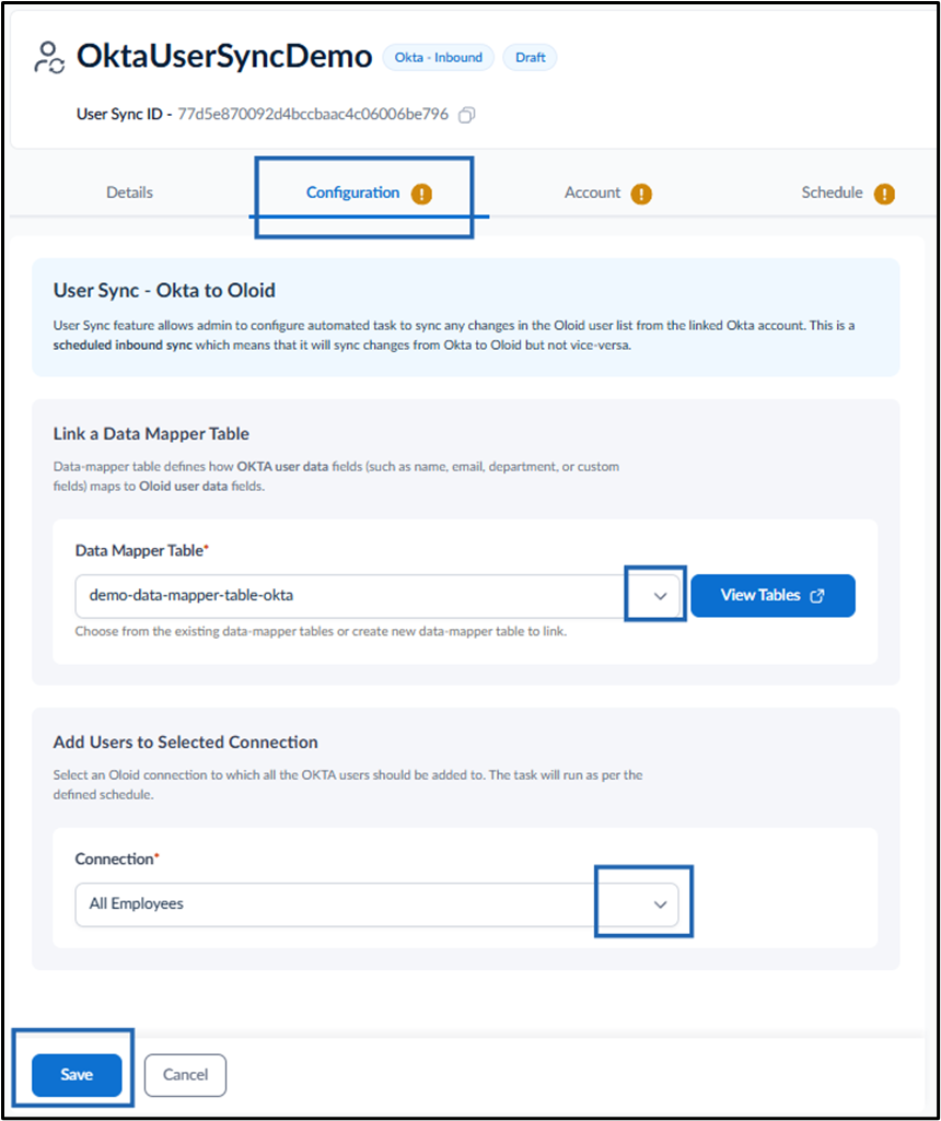 Inbound in the Tenant Admin Portal - screenshot 12