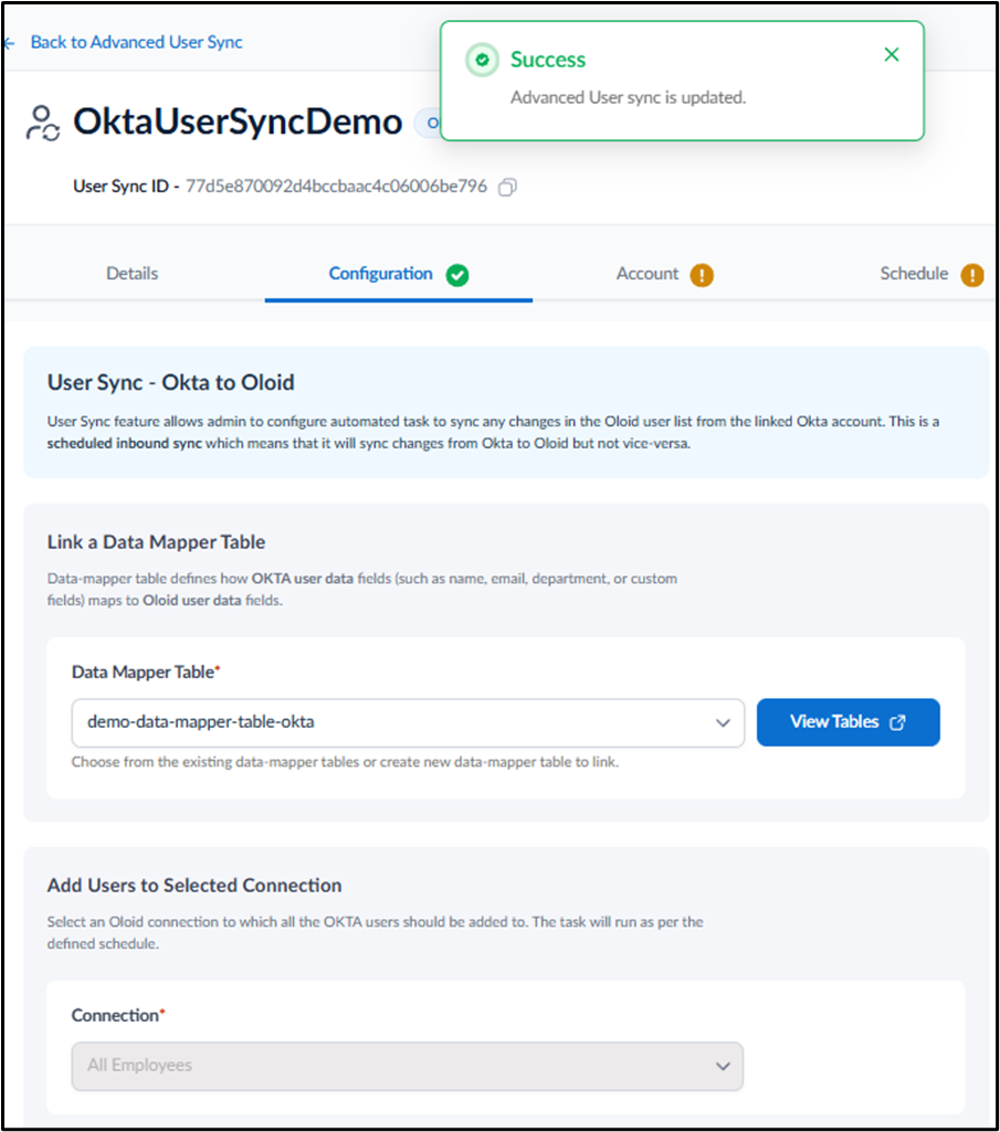 Inbound in the Tenant Admin Portal - screenshot 13