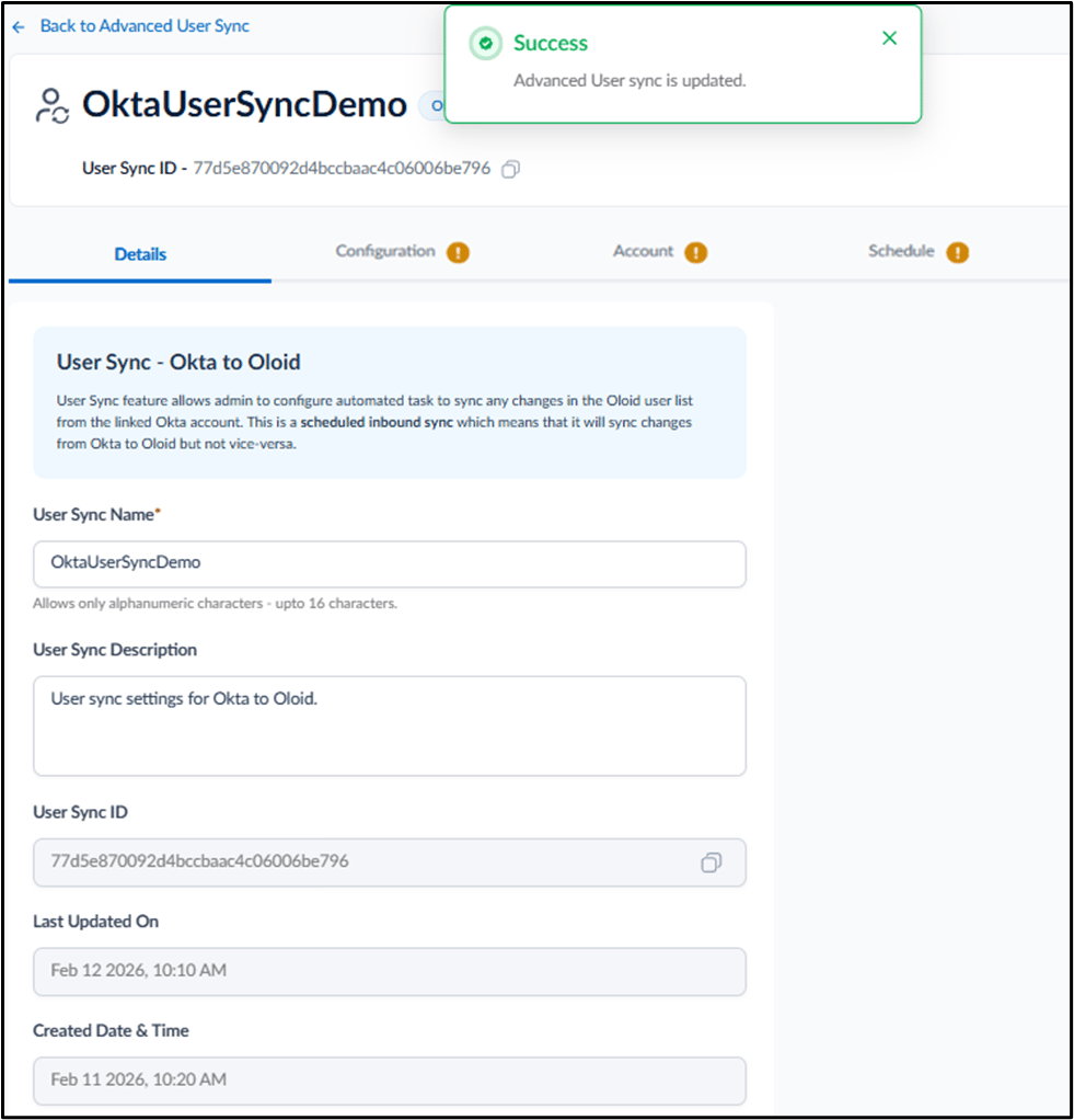 Inbound in the Tenant Admin Portal - screenshot 11