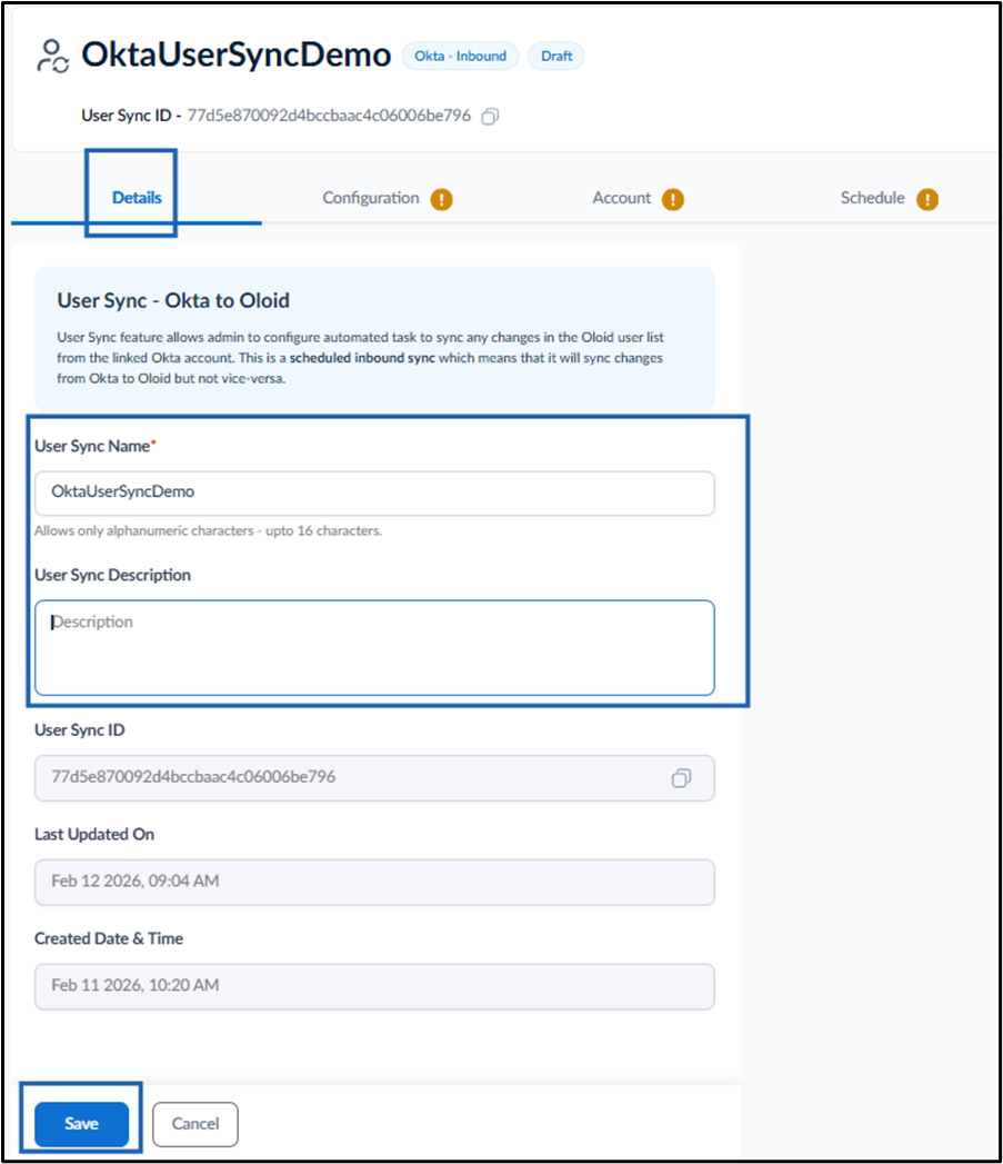 Inbound in the Tenant Admin Portal - screenshot 10