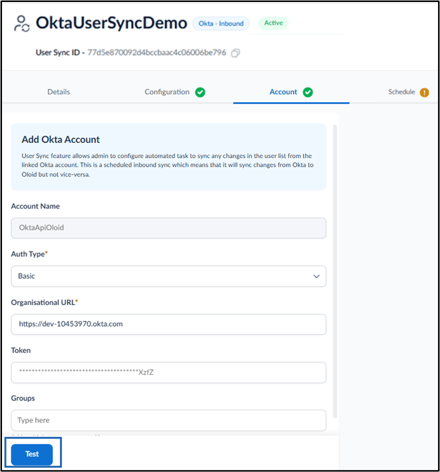 Inbound in the Tenant Admin Portal - screenshot 17