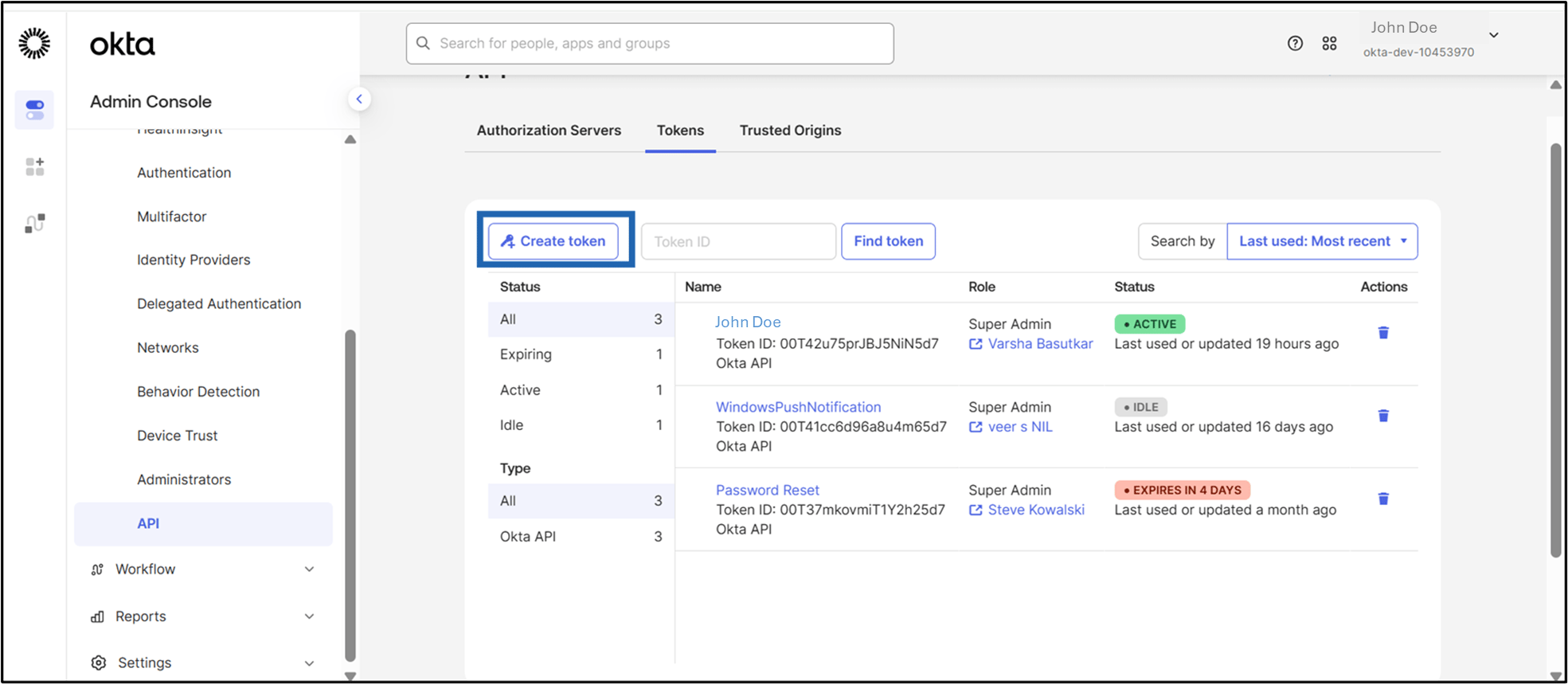 How to Create a Token ID for Advanced... - screenshot 3