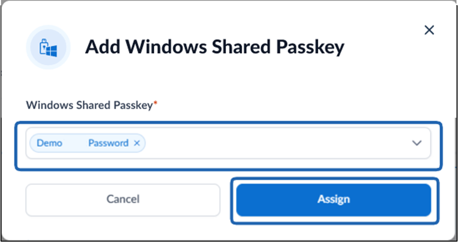 How to Assign Windows shared Passkey... - screenshot 3